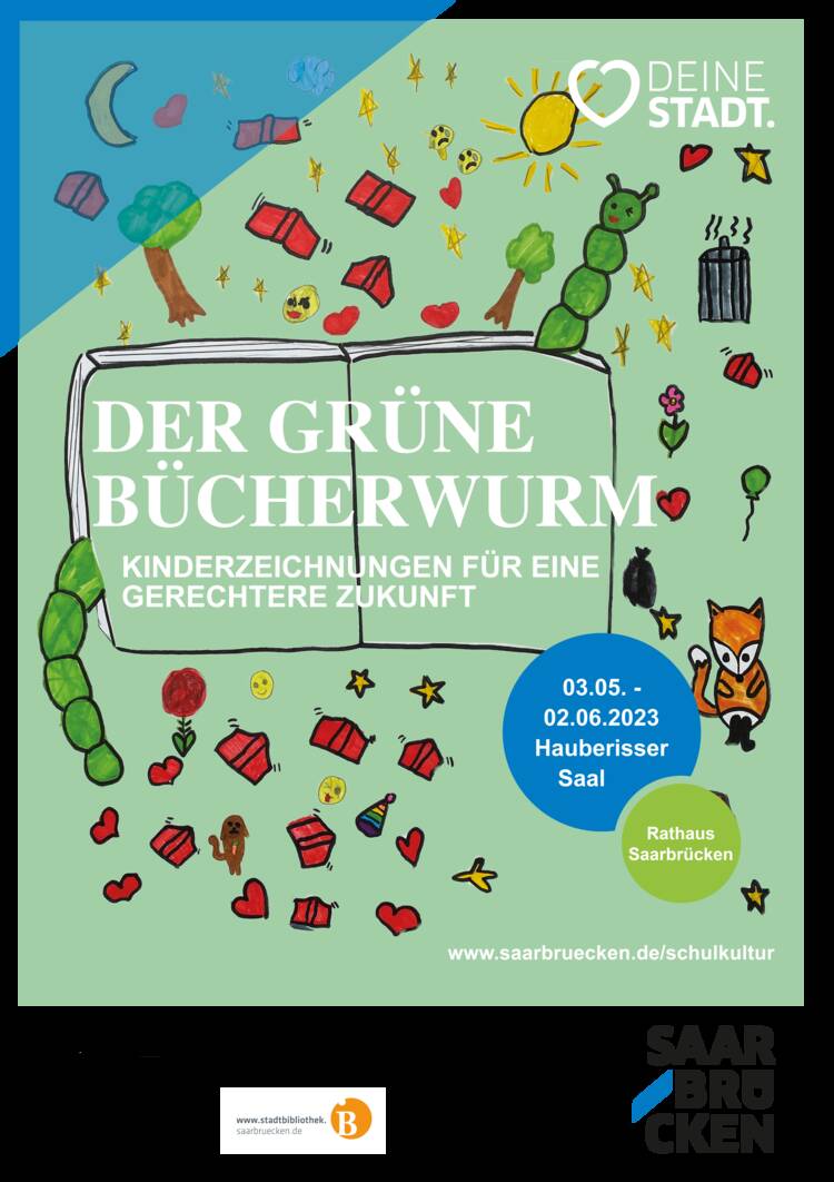 Der grüne Bücherwurm - Kinderzeichnungen für eine gerechtere Zukunft